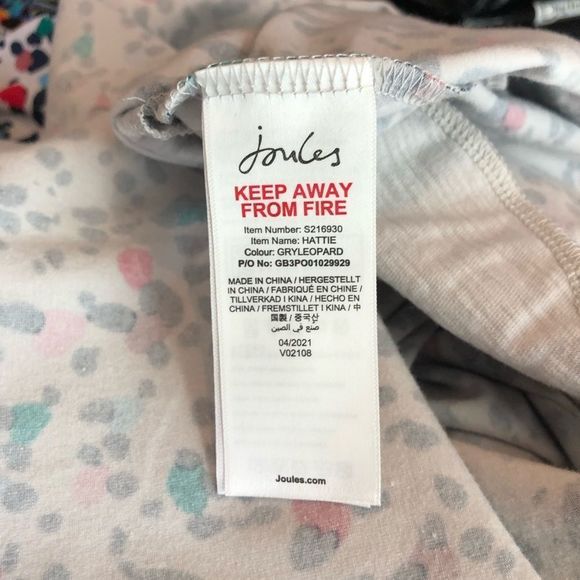 Joules Hattie A-Line Tunic Multicolor Leopard Animal Print Mini Dress NWT - Picture 11 of 12